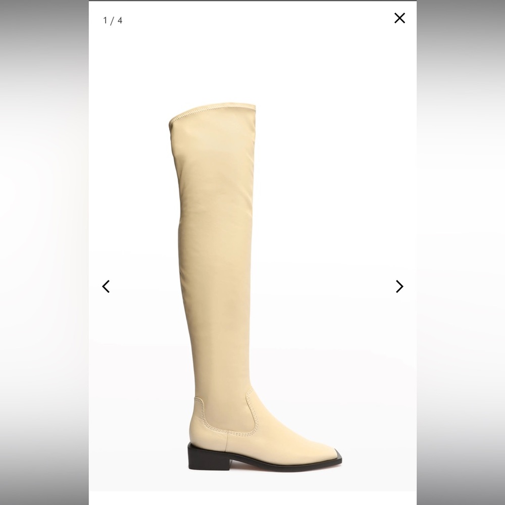 Brand new tags attached SCHUTZ size 8 thigh high eggshell boots